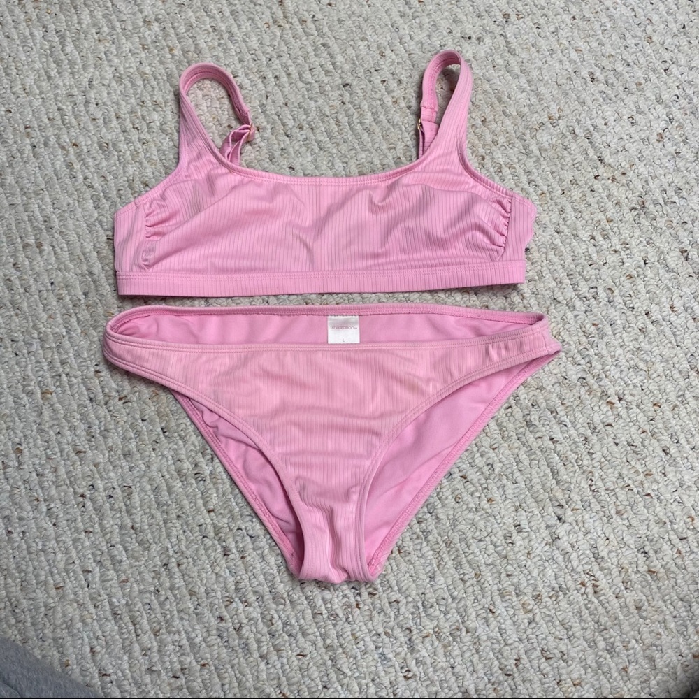 Target pink bikini set